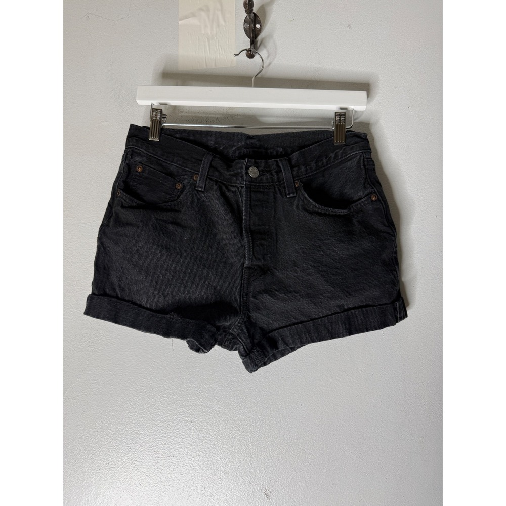 Levi's‎ 501 cuff jean shorts black size 28